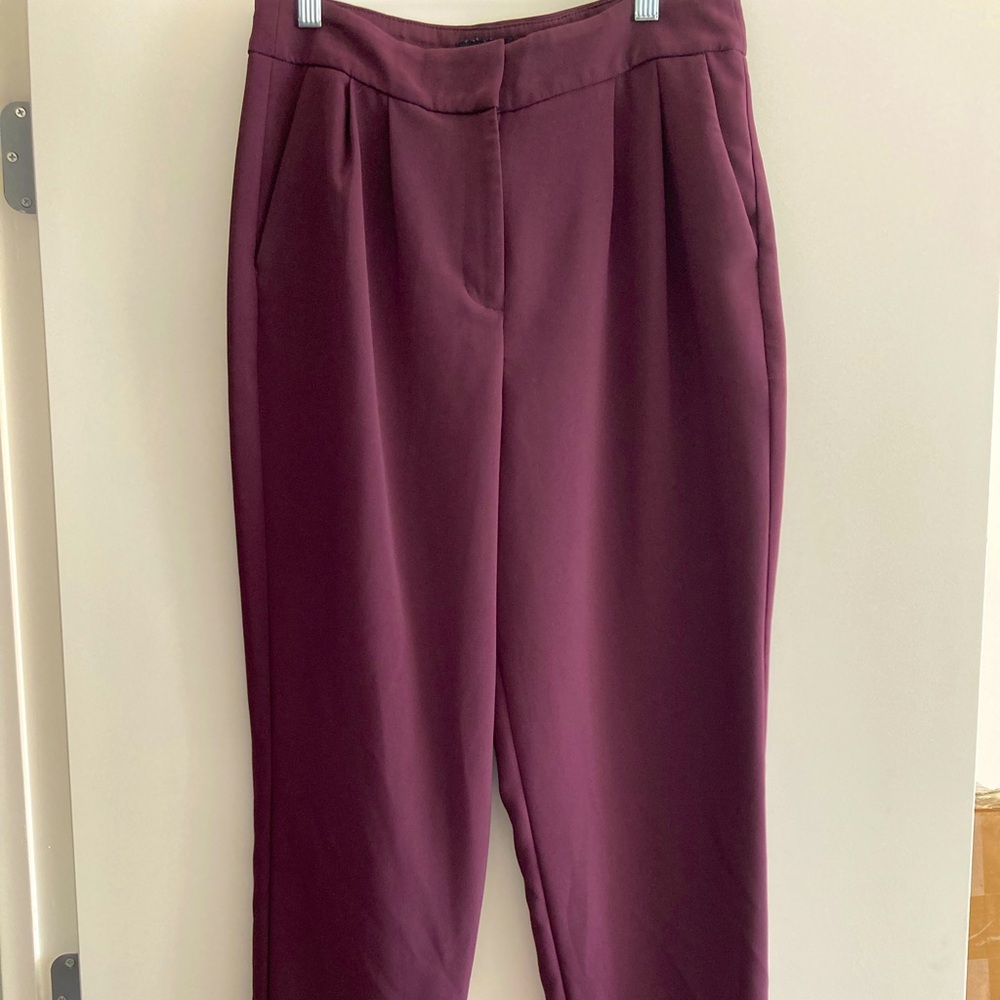 Express high waist ankle length trousers